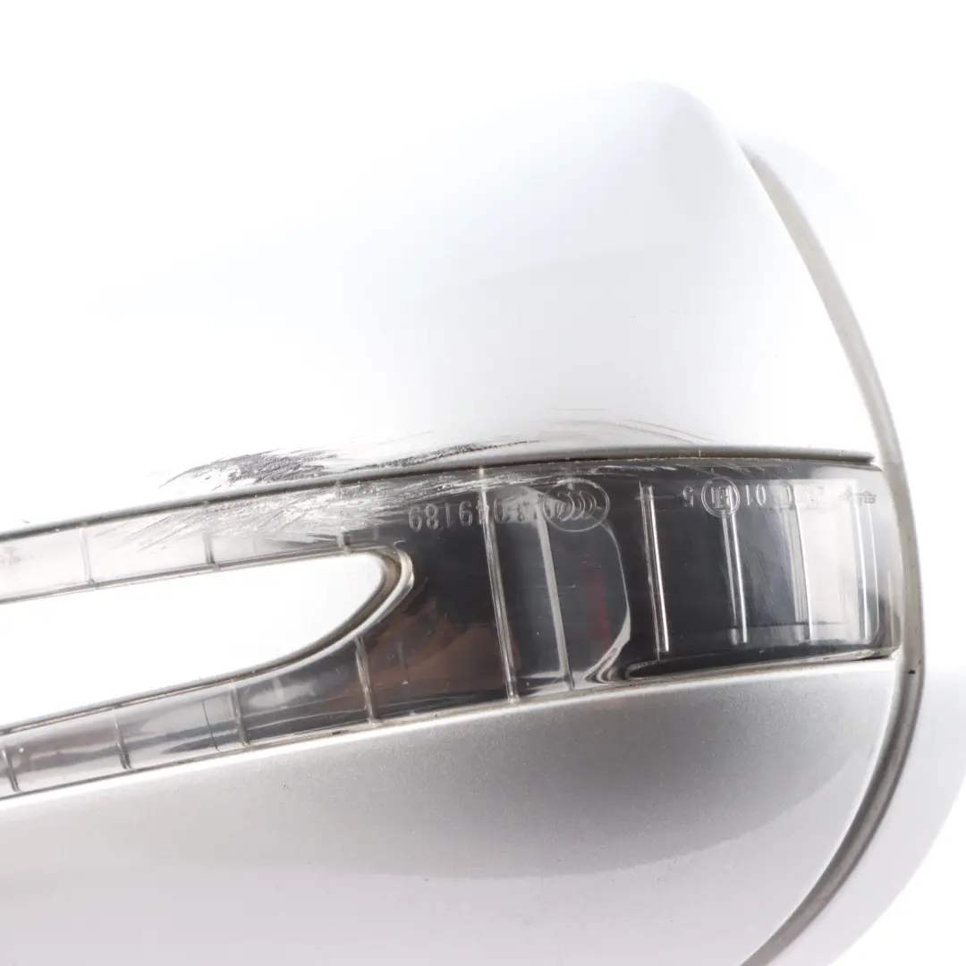 Wing Mirror Mercedes W207 Auto Dip High Gloss Outside Right O/S Iridium Silver