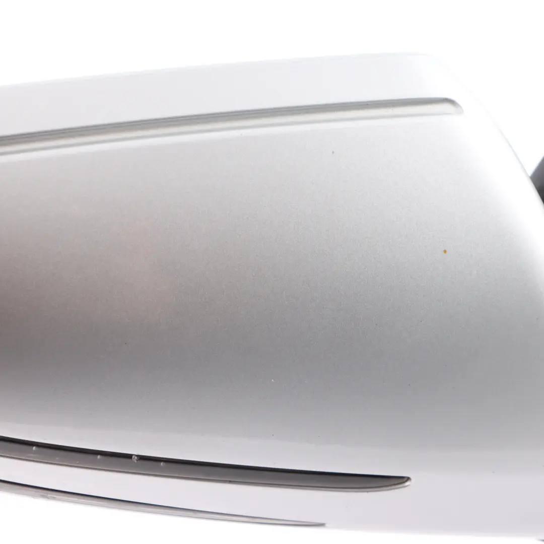 Wing Mirror Mercedes W207 Auto Dip High Gloss Outside Right O/S Iridium Silver