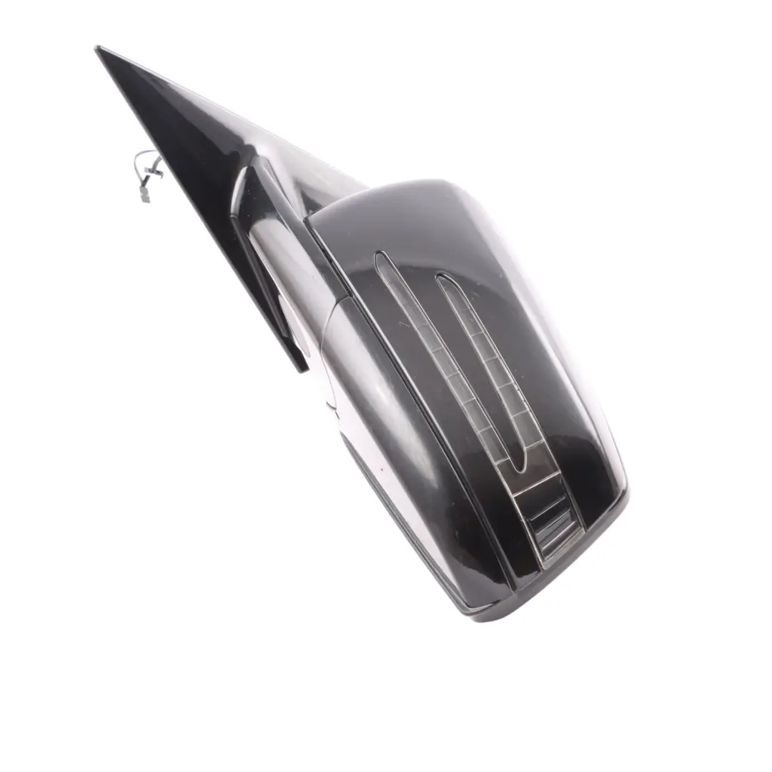 Mercedes C207 Wing Mirror Door Left N/S High Gloss Auto Dip Obsidian Black - 197