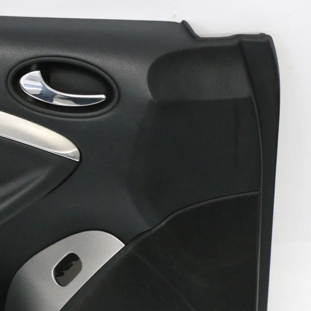 Mercedes CLK C209 Front Door Left N/S Lining Cover Trim Panel Leather Black