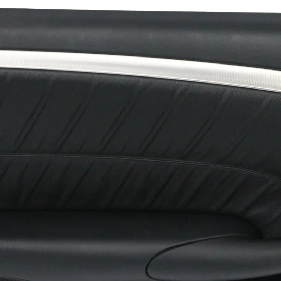Mercedes CLK C209 Front Door Left N/S Lining Cover Trim Panel Leather Black