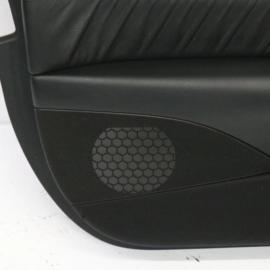 Mercedes CLK C209 Front Door Left N/S Lining Cover Trim Panel Leather Black
