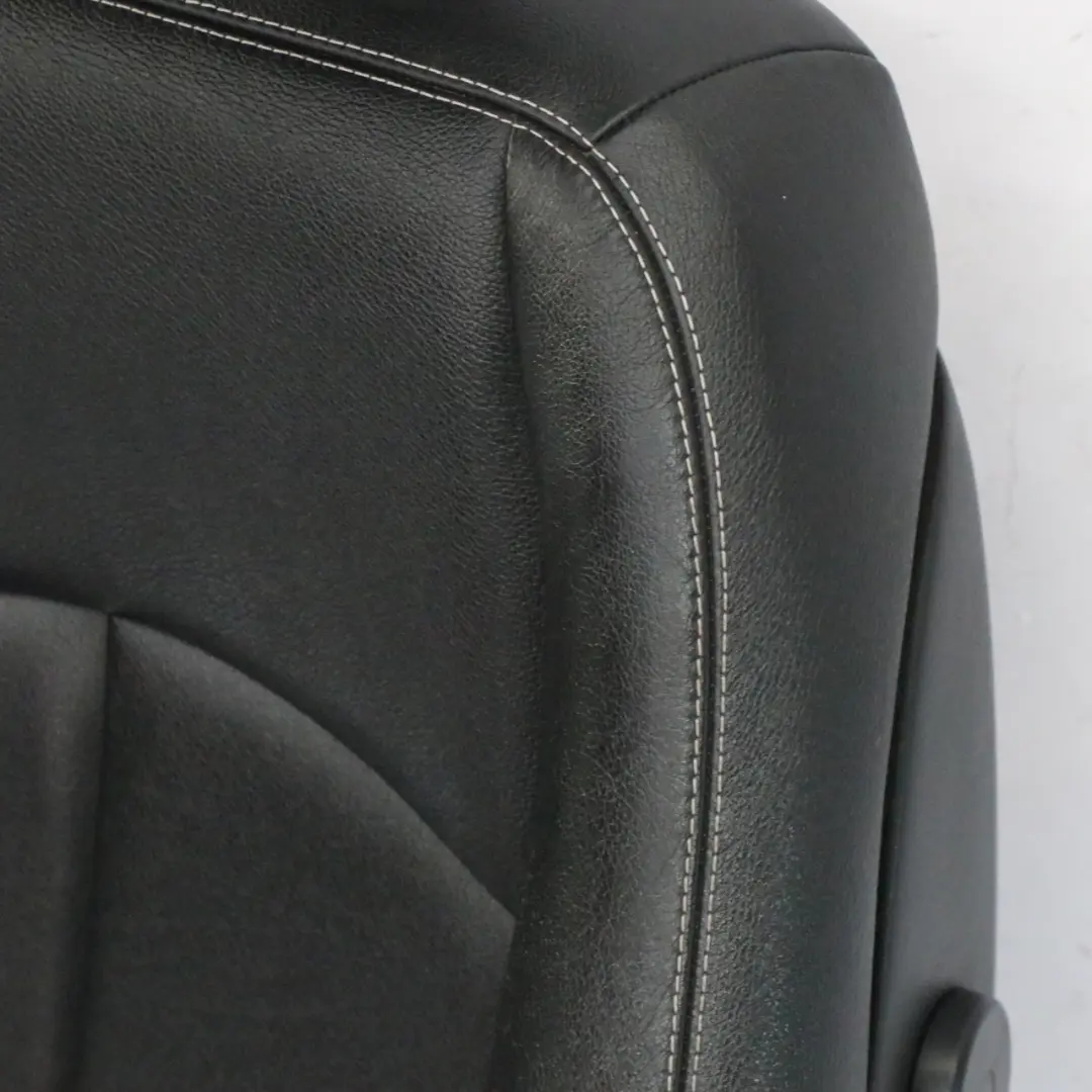 Front Seat Mercedes W211 Right O/S Leather Nappa Black Semi-Aniline