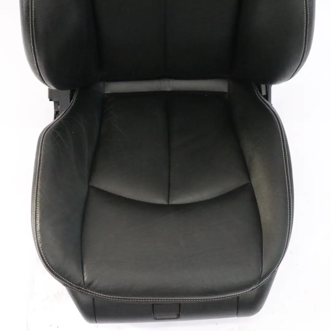 Front Seat Mercedes W211 Right O/S Leather Nappa Black Semi-Aniline