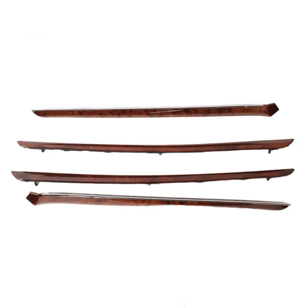 Mercedes W221 Dashboard Decor Trim Wood Burled Walnut Set Kit A2216800771 