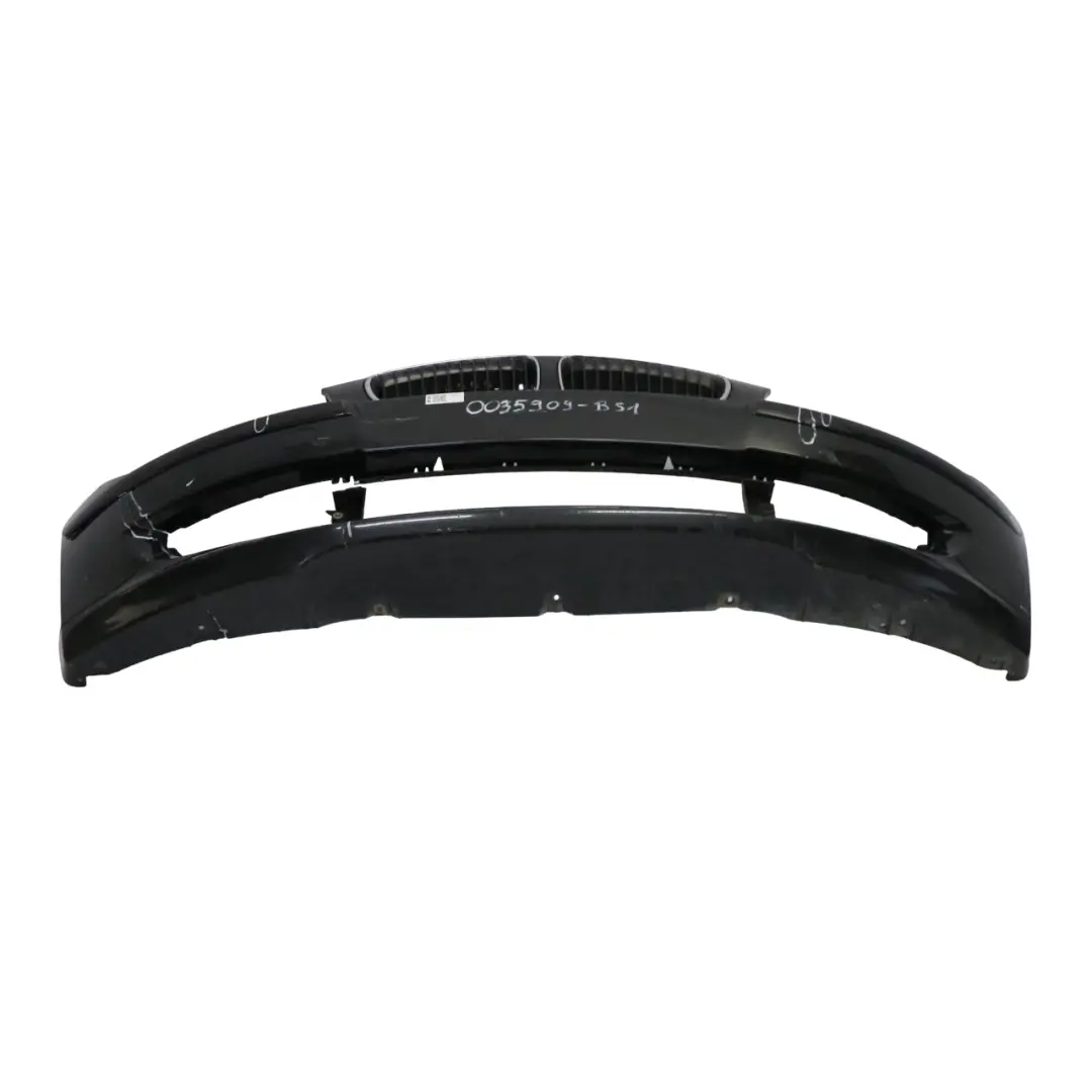 BMW E81 E87 LCI Front Bumper Trim Black Sapphire Metallic - 475