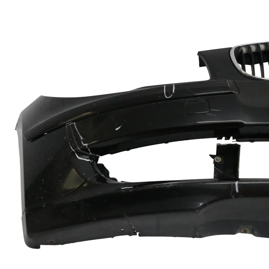 BMW E81 E87 LCI Front Bumper Trim Black Sapphire Metallic - 475