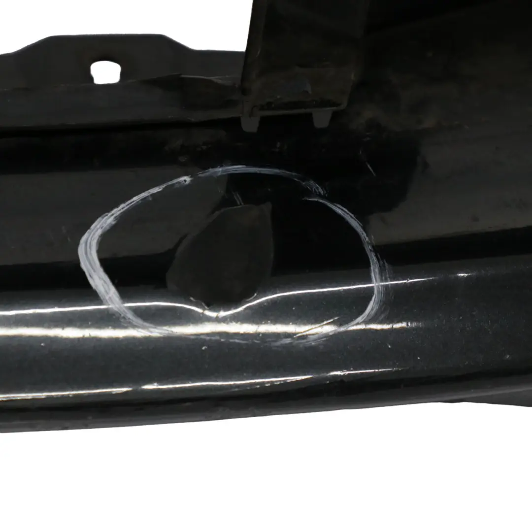 BMW E81 E87 LCI Front Bumper Trim Black Sapphire Metallic - 475