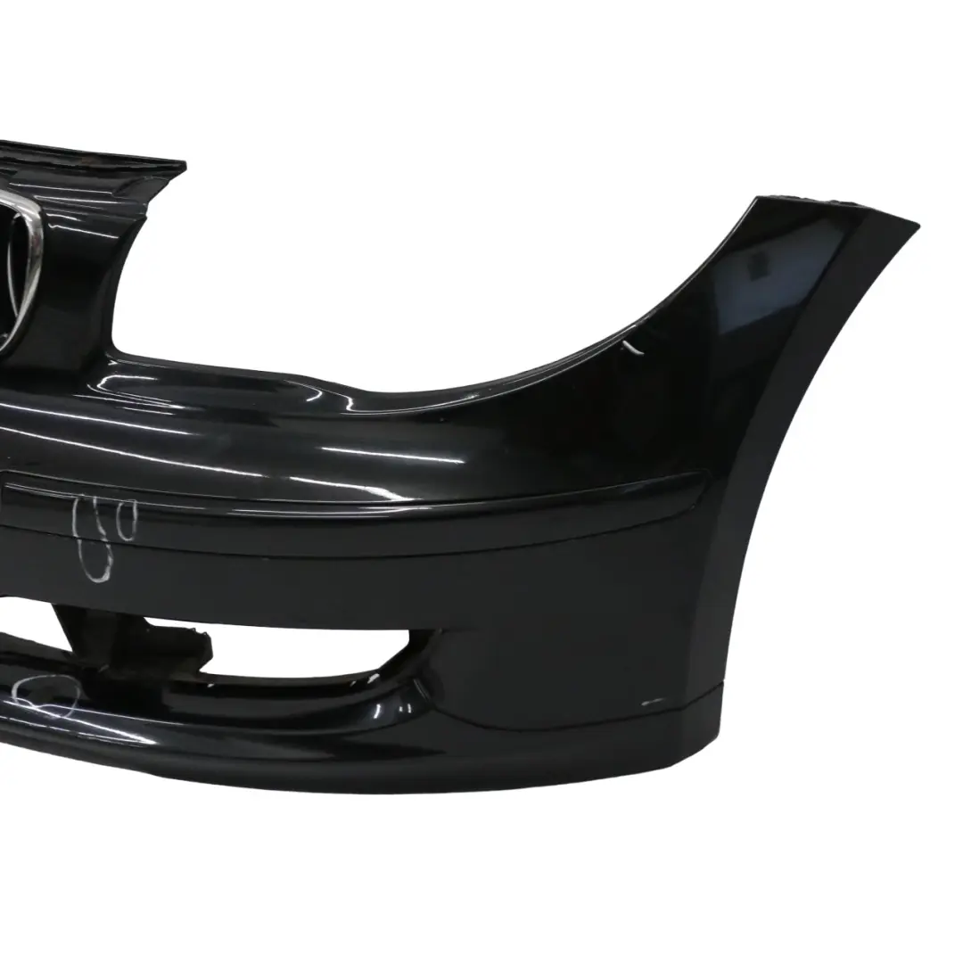 BMW E81 E87 LCI Front Bumper Trim Black Sapphire Metallic - 475