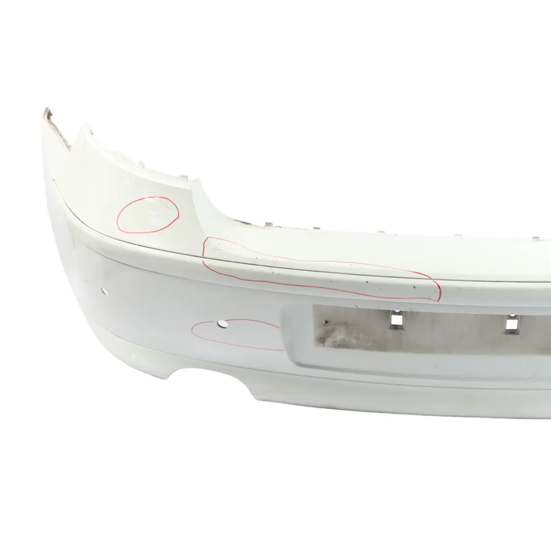 BMW E81 E87 LCI Rear Bumper Trim Panel Alpinweiss Alpine White - 300