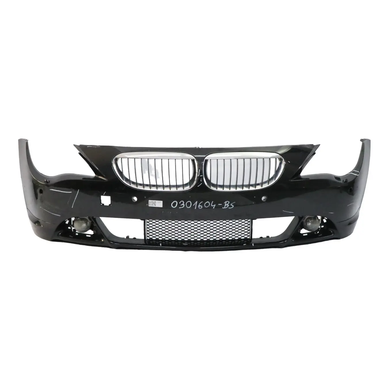 BMW E63 E64 Front Bumper Trim Panel Covering Black Sapphire Metallic - 475