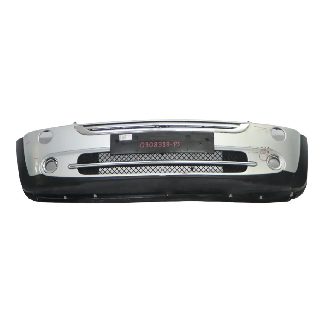 Mini Cooper Cabrio R50 R52 Complete Front Bumper Panel Pure Silver - 900