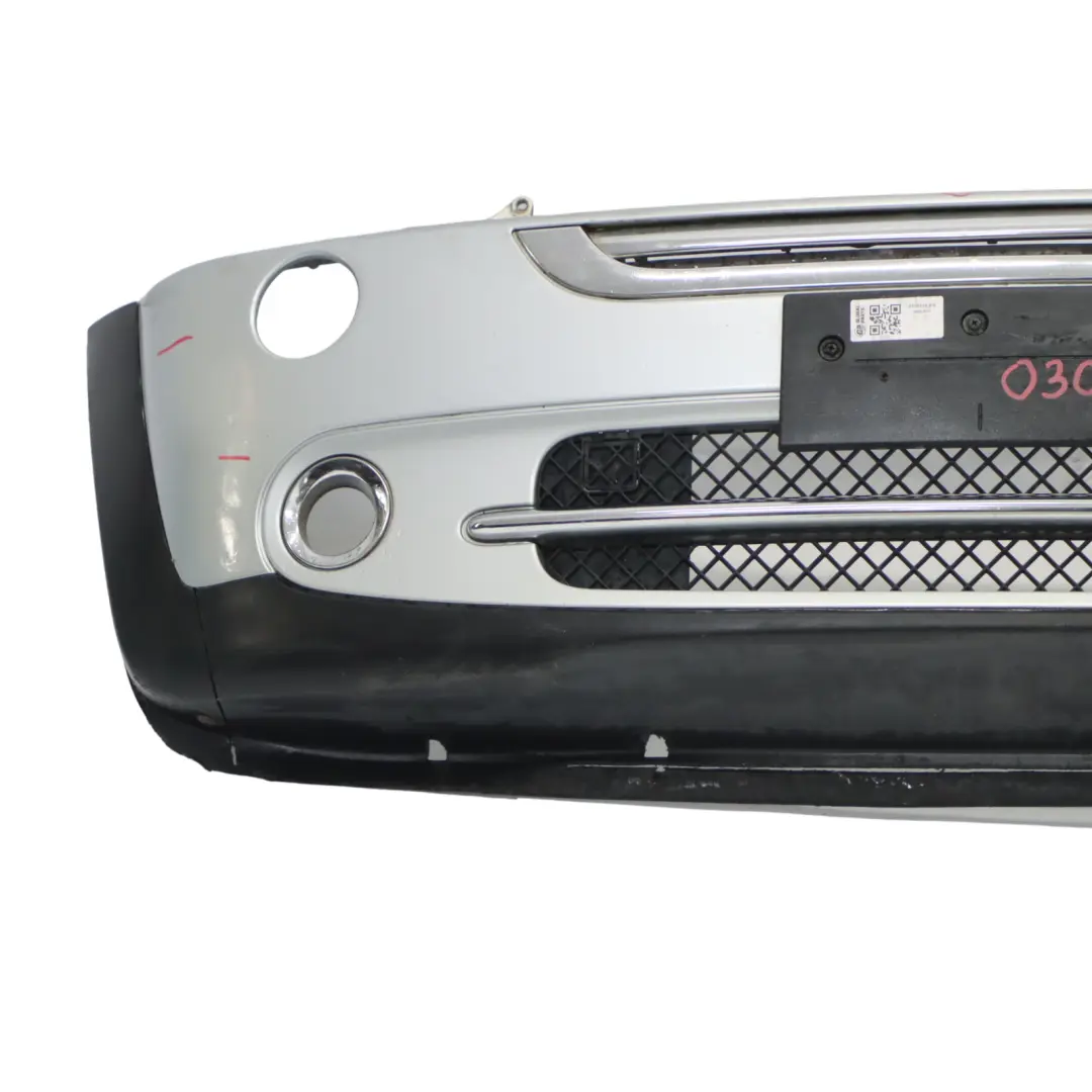 Mini Cooper Cabrio R50 R52 Complete Front Bumper Panel Pure Silver - 900