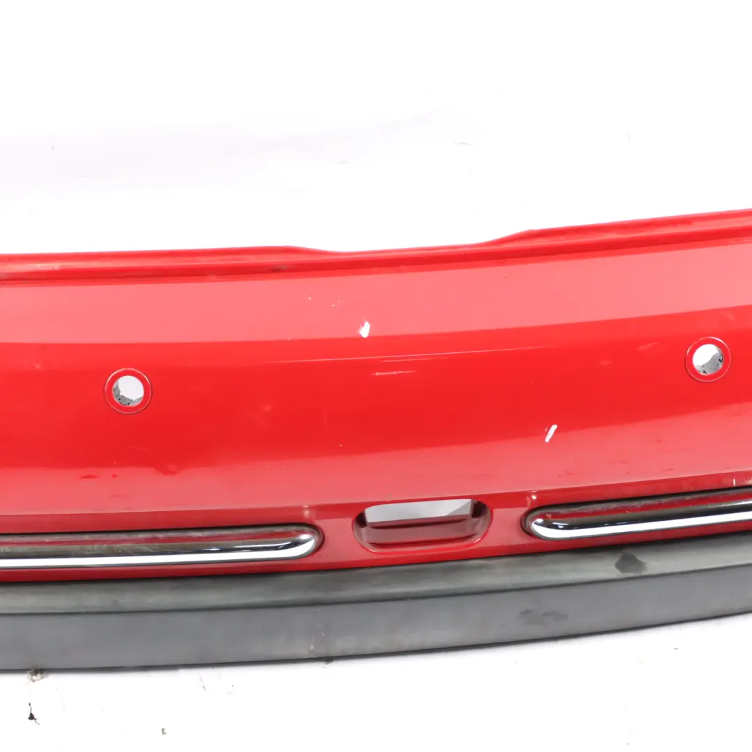 Mini R52 Cabrio Complete Rear Bumper PDC Trim Panel Chili Red - 851