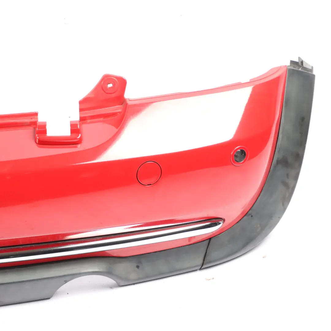 Mini R52 Cabrio Complete Rear Bumper PDC Trim Panel Chili Red - 851