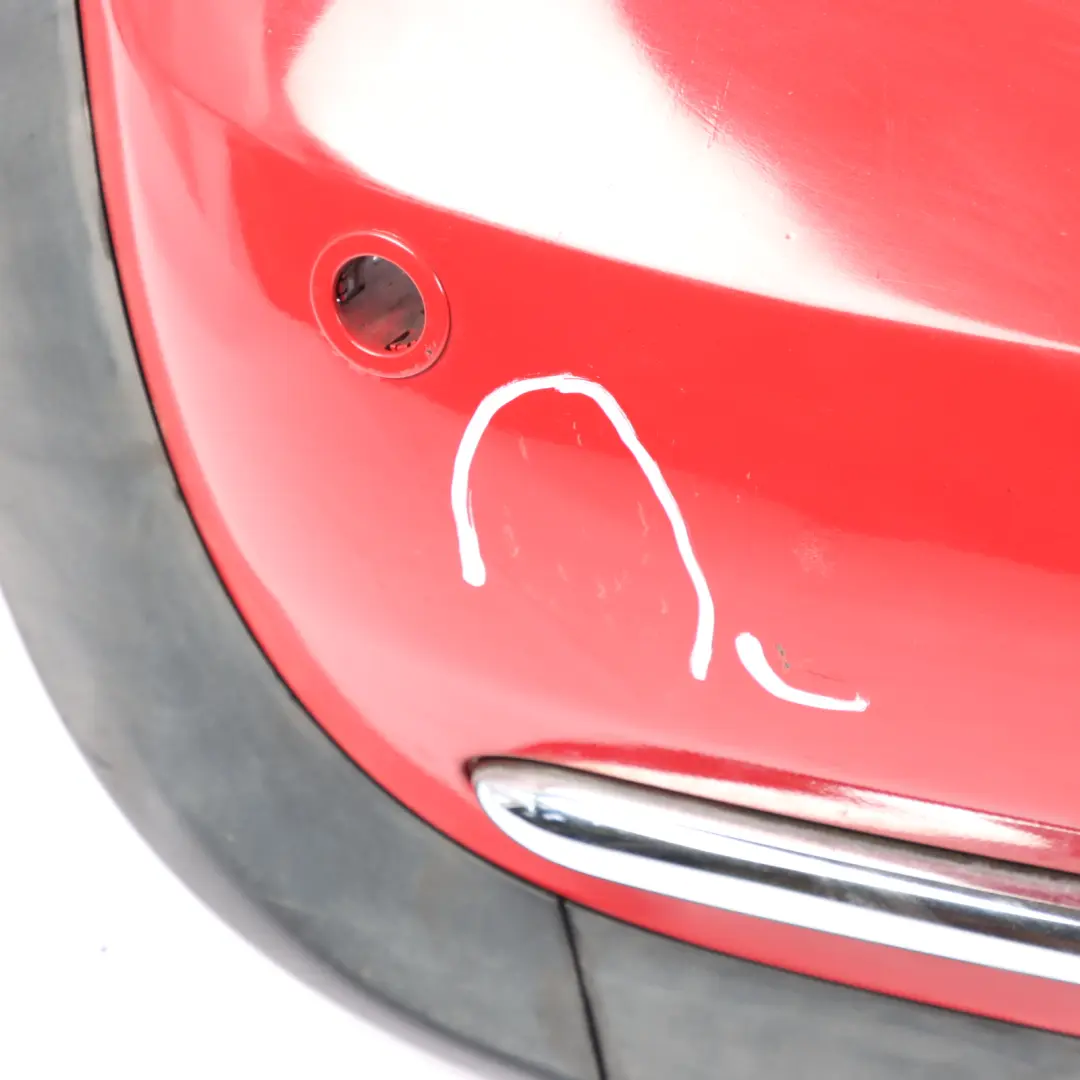 Mini R52 Cabrio Complete Rear Bumper PDC Trim Panel Chili Red - 851