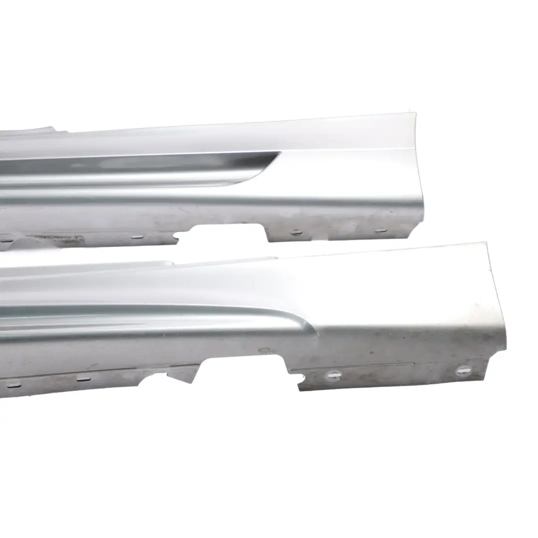 BMW E81 E82 Side Skirt Aero Sill Strip Left Right Set Spacegrau Grey - A52