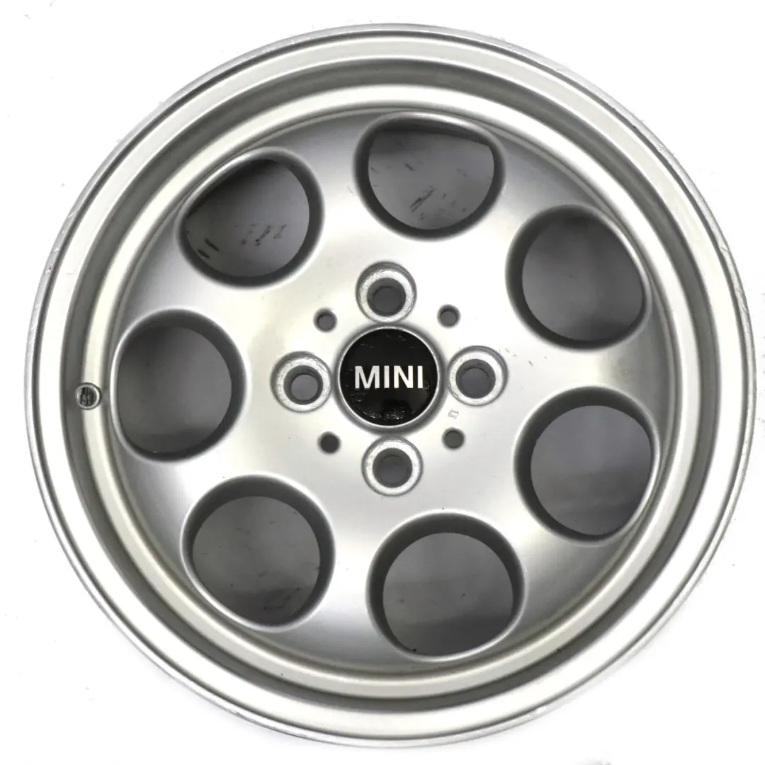 Mini One R50 R55 R56 R57 Llanta De aleacion plateada 15" 5,5J ET:45 7-Hole 81