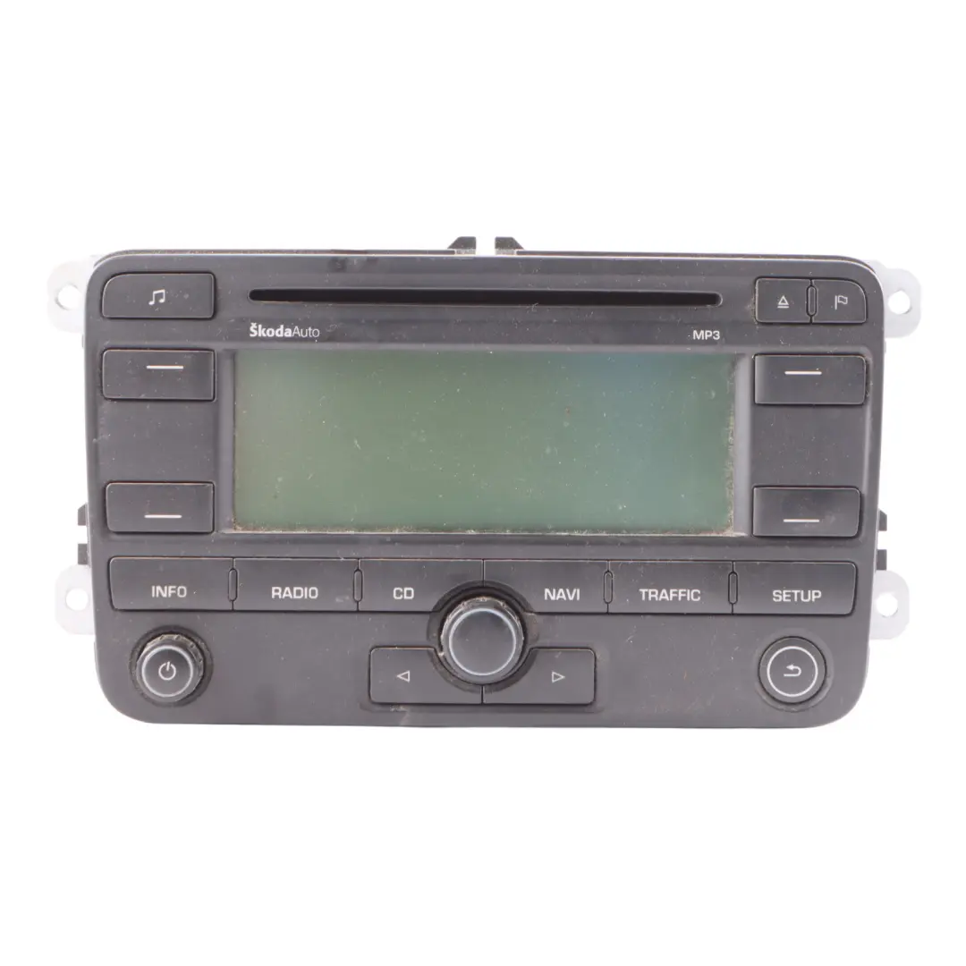 Skoda Octavia II Sat Radio Navi DVD CD MP3 Player Panel Head Unit 1Z0035191A