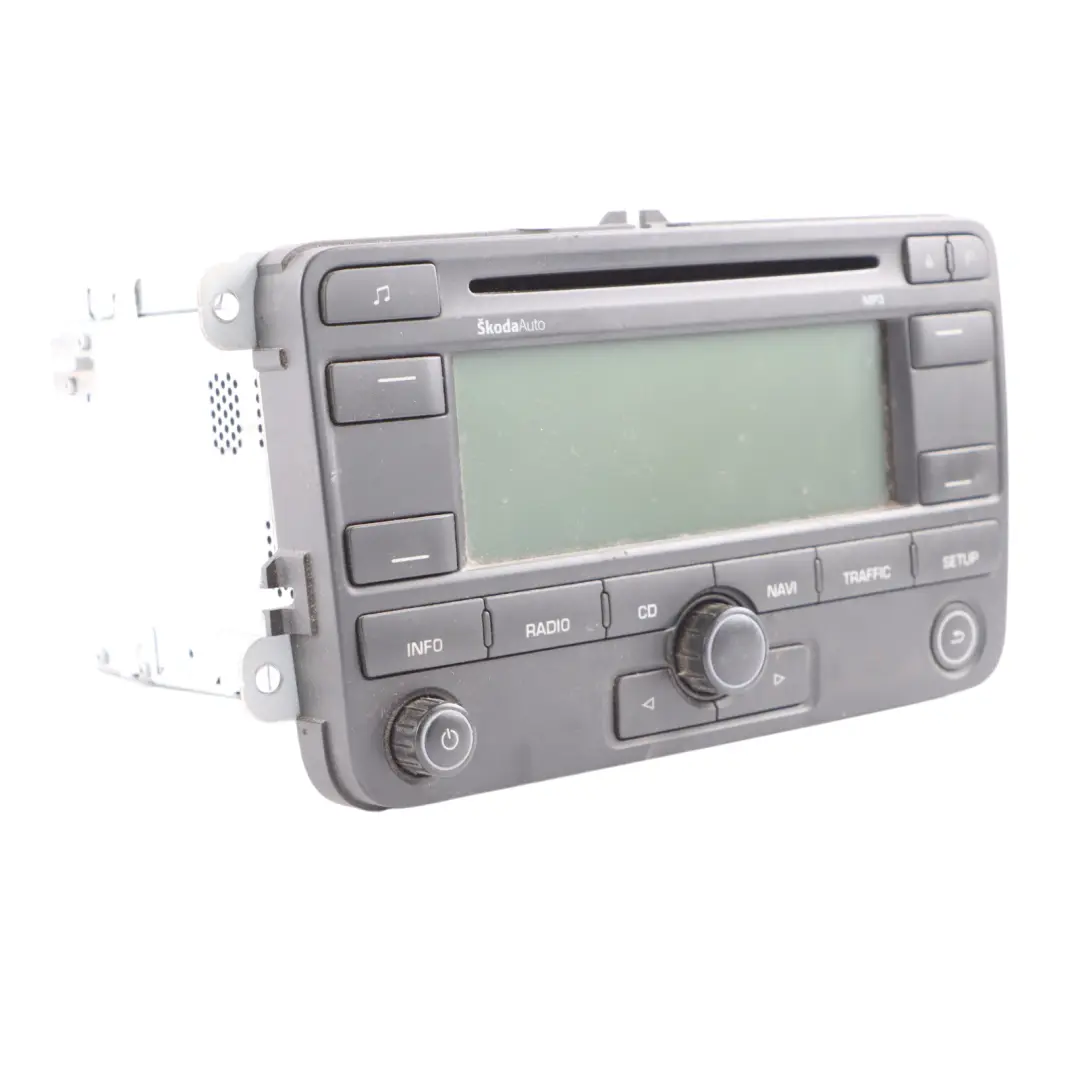 Skoda Octavia II Sat Radio Navi DVD CD MP3 Player Panel Head Unit 1Z0035191A
