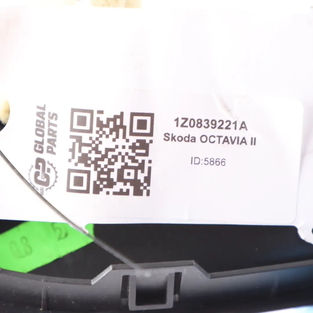 Skoda Octavia II Rear Door Handle Speaker Interior Left N/S Chrome 1Z0839221A