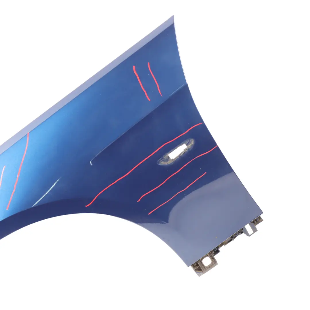 BMW E92 Coupe Side Panel Fender Wing Front Left N/S Le Mans Blue Metallic - 381