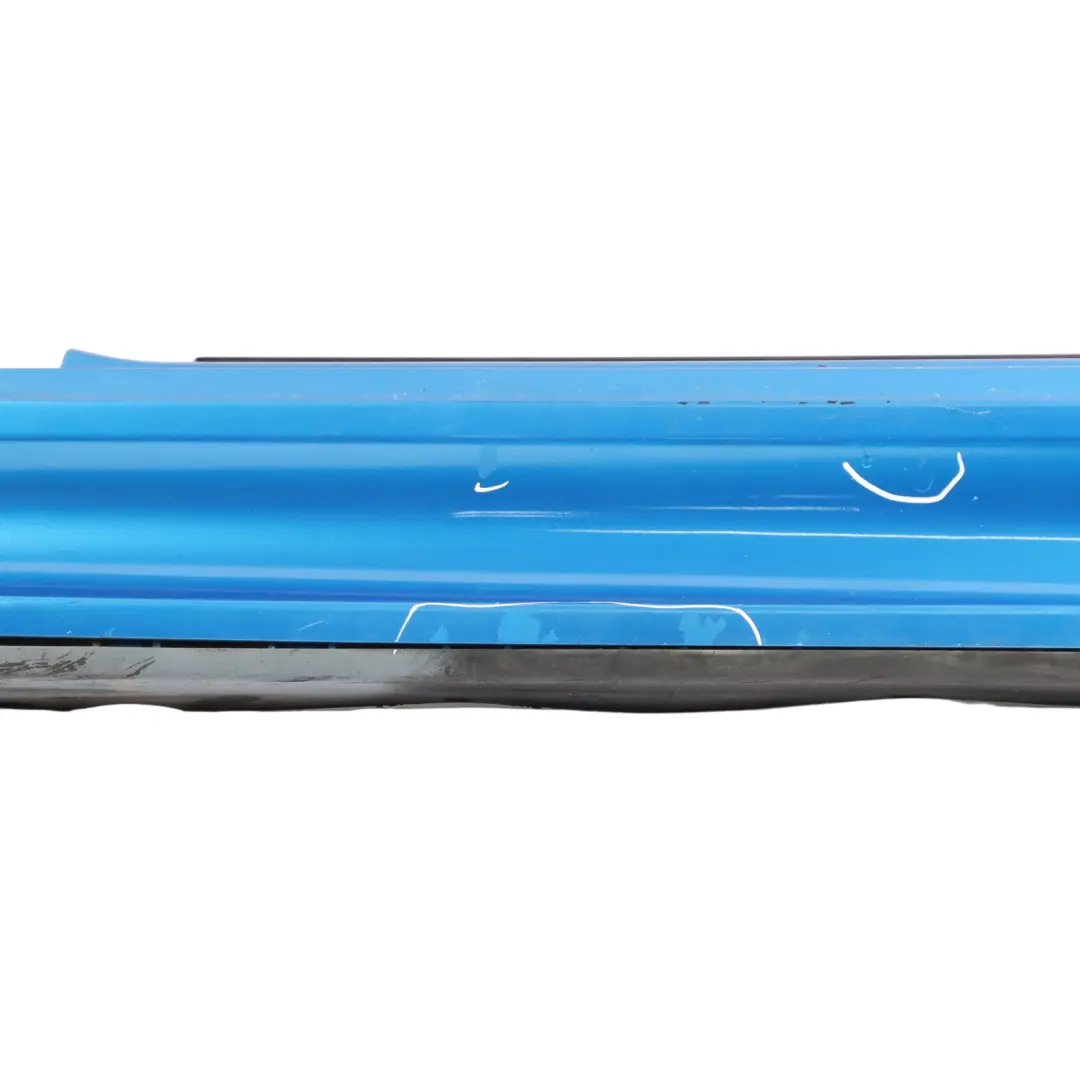 Mini R56 R57 JCW Right Door O/S Sill Skirt Side Laser Blue Metallic - A59