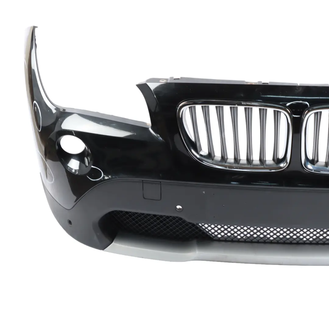 BMW X1 E84 Front Bumper Cover PDC Panel Black Sapphire Metallic - 475