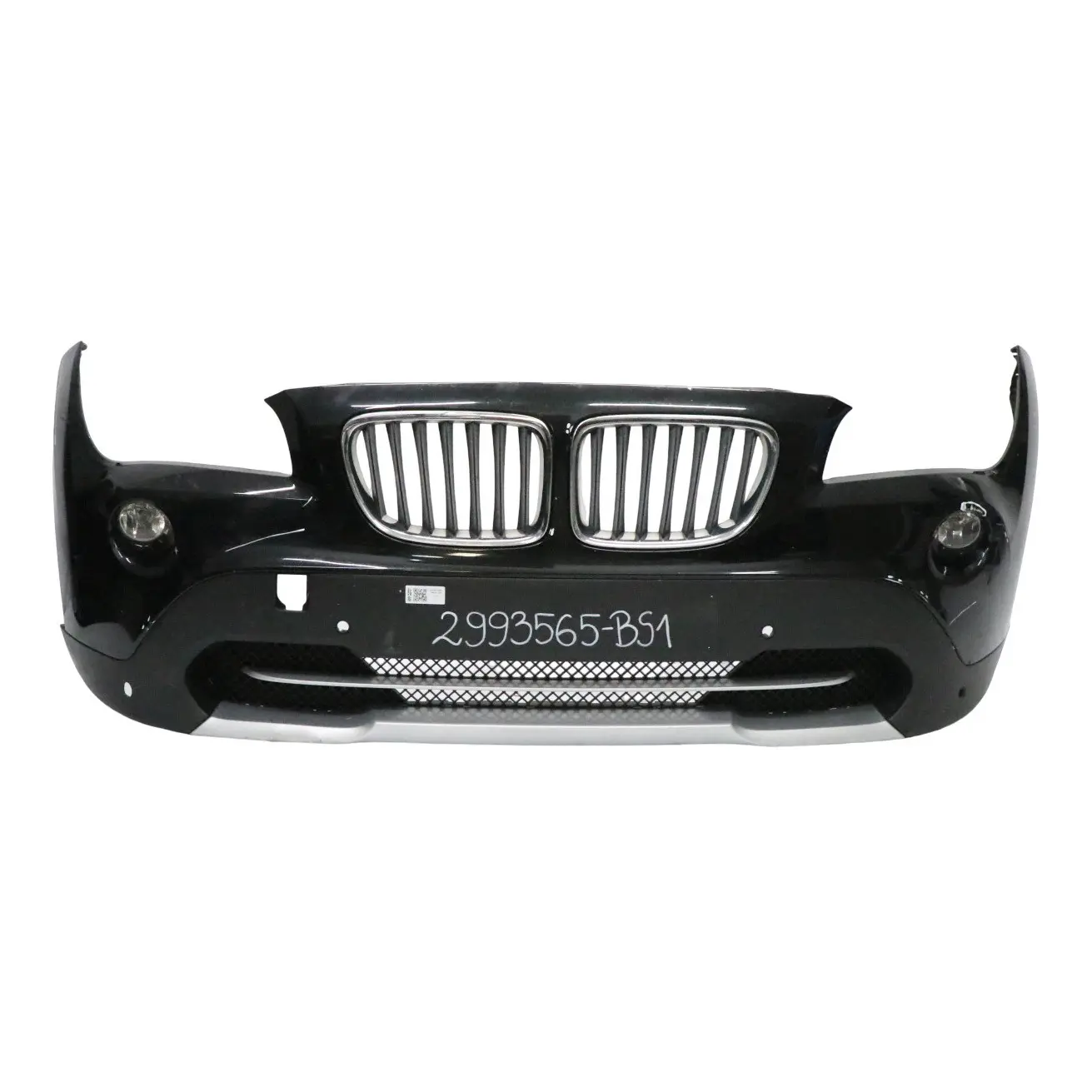 BMW X1 E84 Front Bumper Cover PDC Panel Black Sapphire Metallic - 475