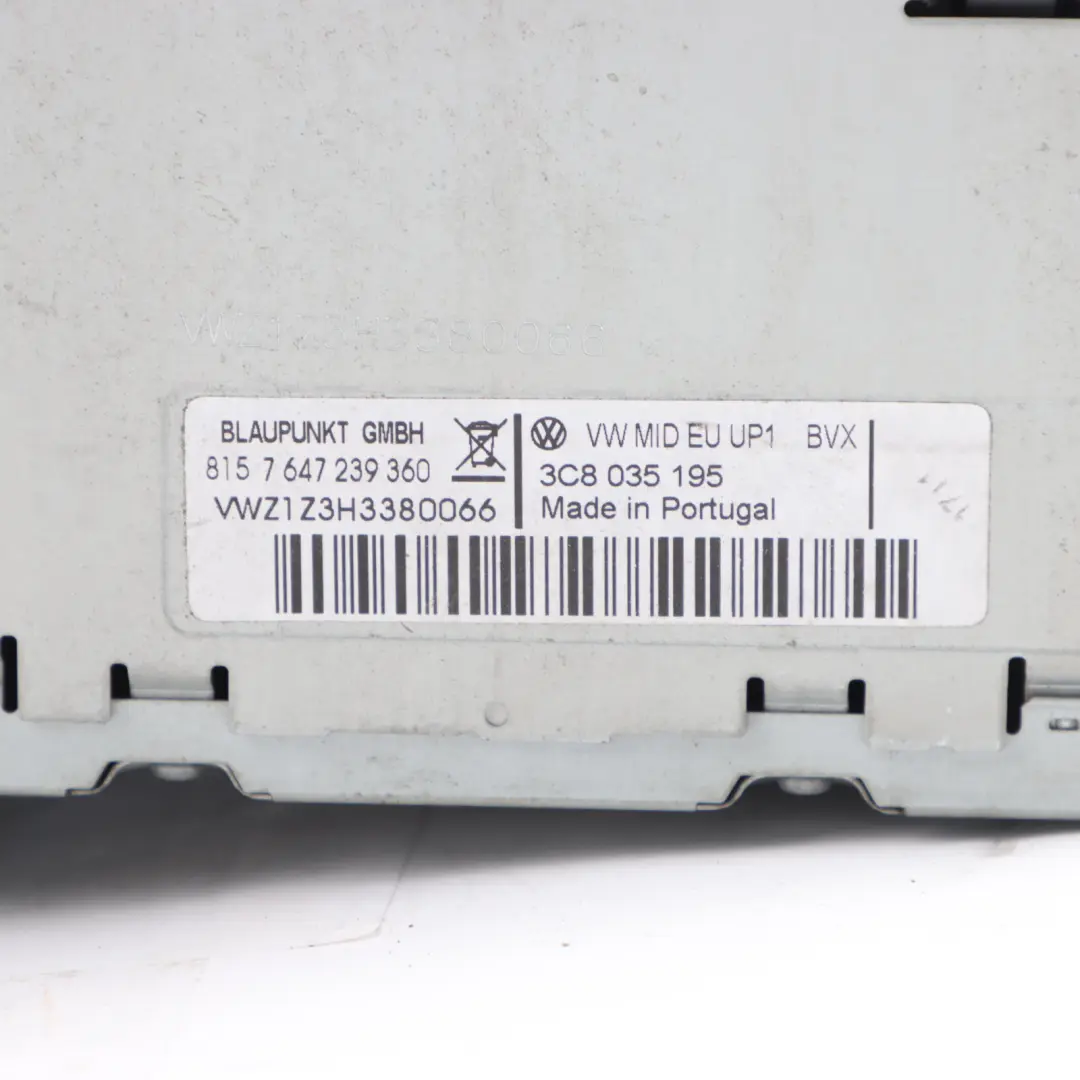 Volkswagen Tiguan 5N C20 Radio Head Unit RNS DAB Media Player Unit 3C8035195