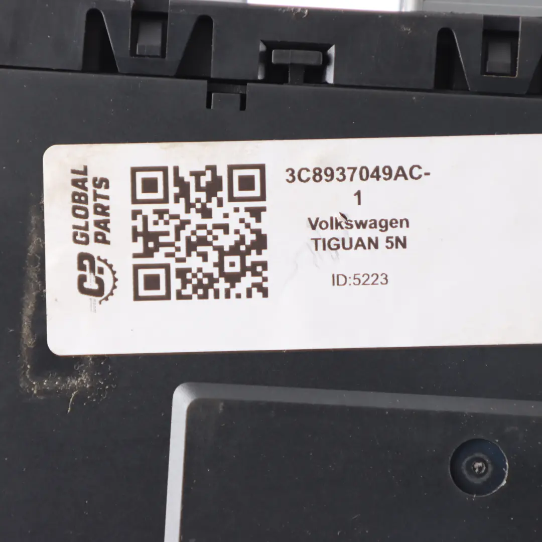 Volkswagen Tiguan 5N BCM Unidad control de la carrocería Módulo ECU 3C0937049E