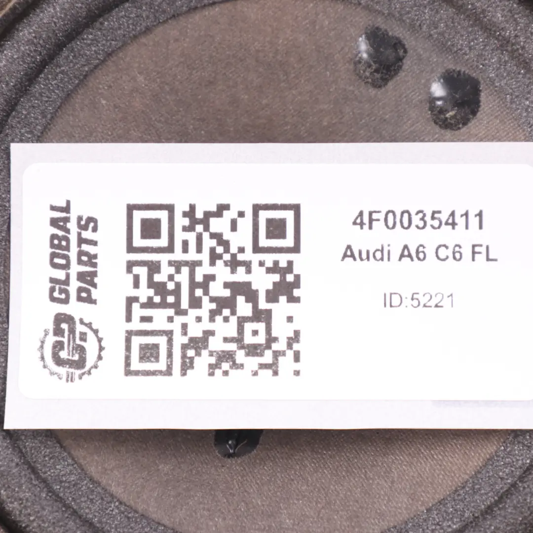 Audi A6 C6 FL Altavoz Puerta Delantero Izquierdo Derecho Unidad Audio 4F0035411