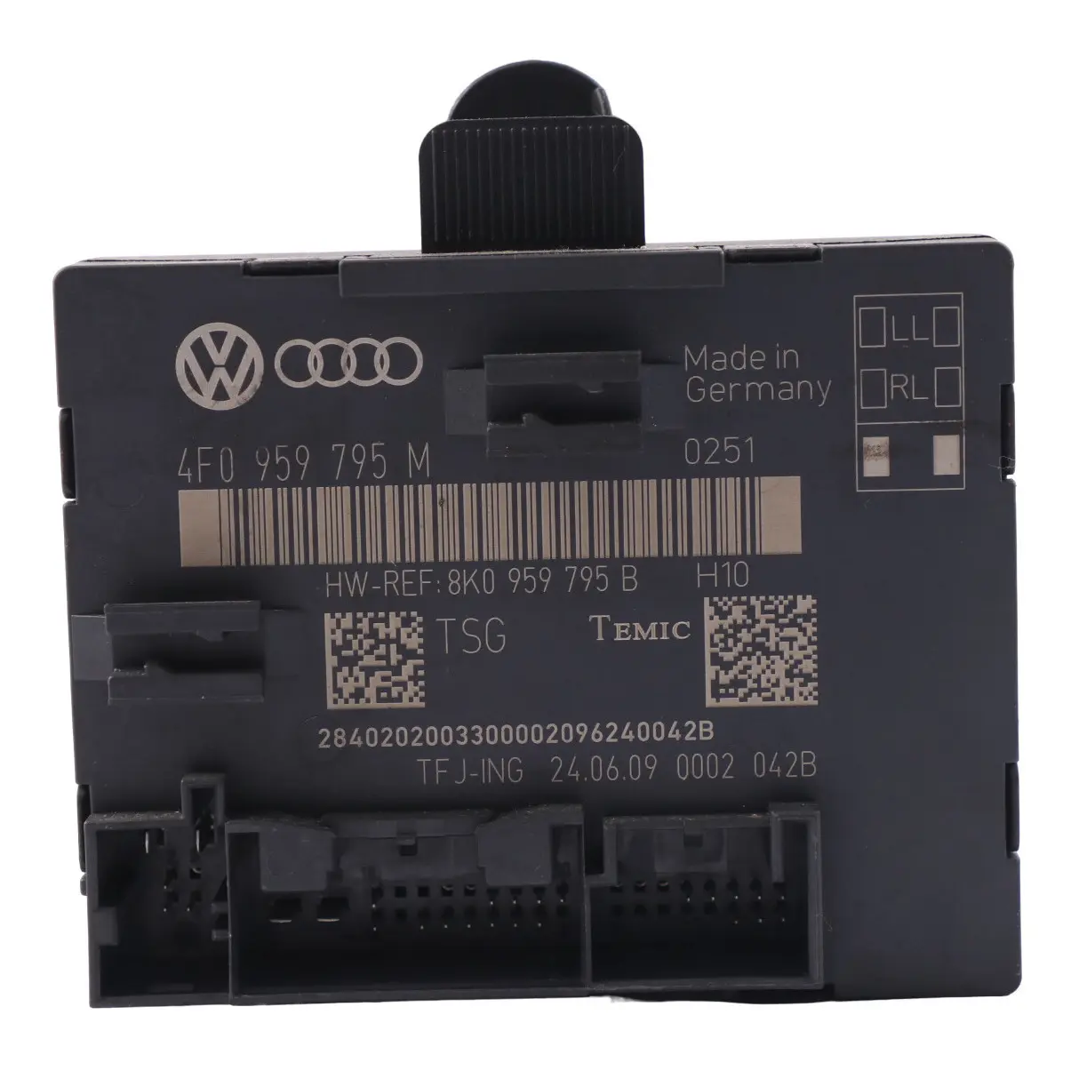 Audi A6 C6 Rear Left N/S Door Lock Control Module Unit ECU 4F0959795P