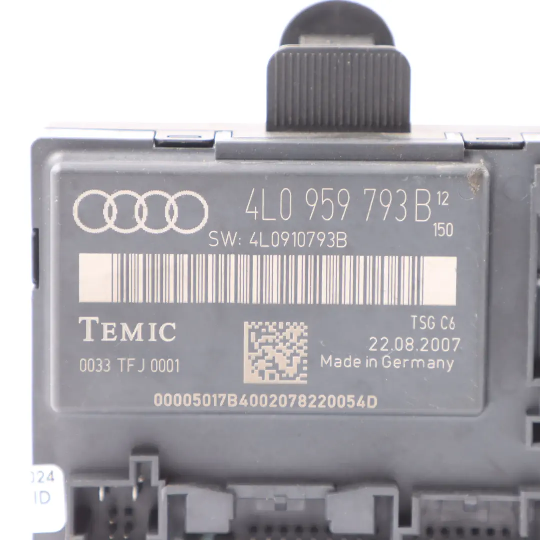 Audi Q7 4L Módulo Puerta Delantera Conductor Derecha Unidad Control 4L0959793B