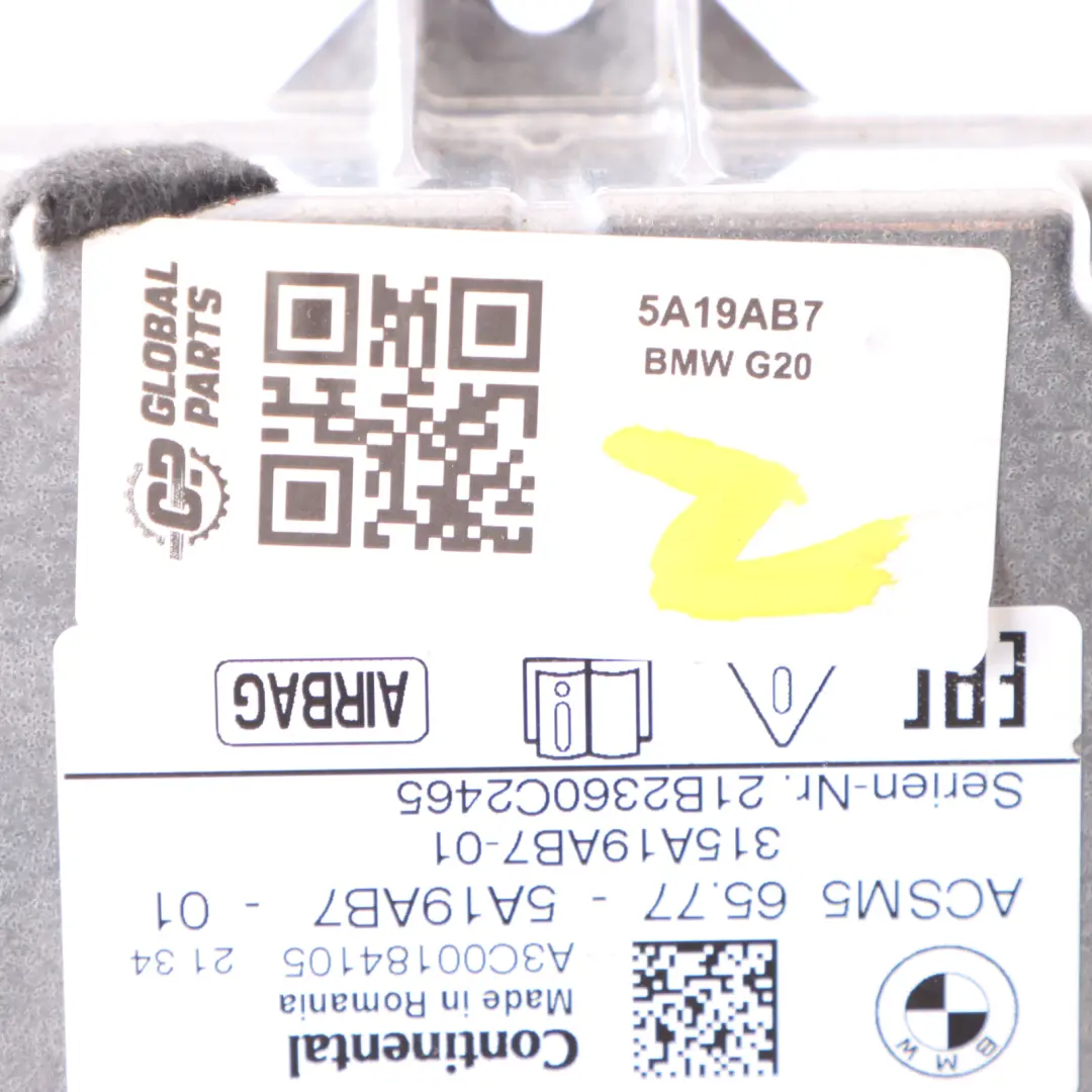 Control Unit BMW G20 G28 G80 Air Suspension Control Module ECU 6799676