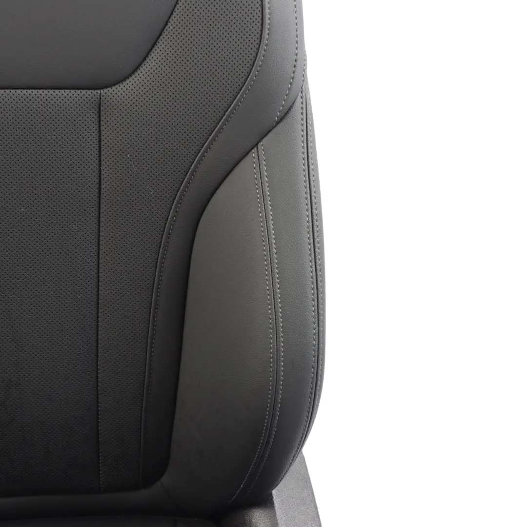 BMW G01 Front Left N/S Sport Seat Heated Leather Sensatec Black Perforated