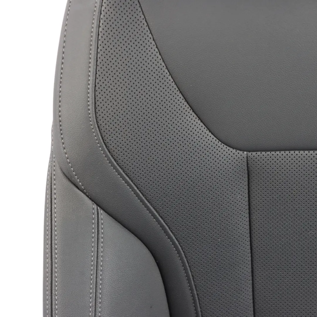 BMW X3 G01 Front Right O/S M Sport Seat Heated Black Leather Sensatec Perforated