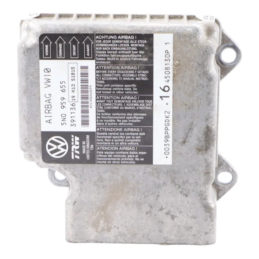 VW Volkswagen Tiguan 5N Air Module Control Unit ECU SRS 5N0959655Q