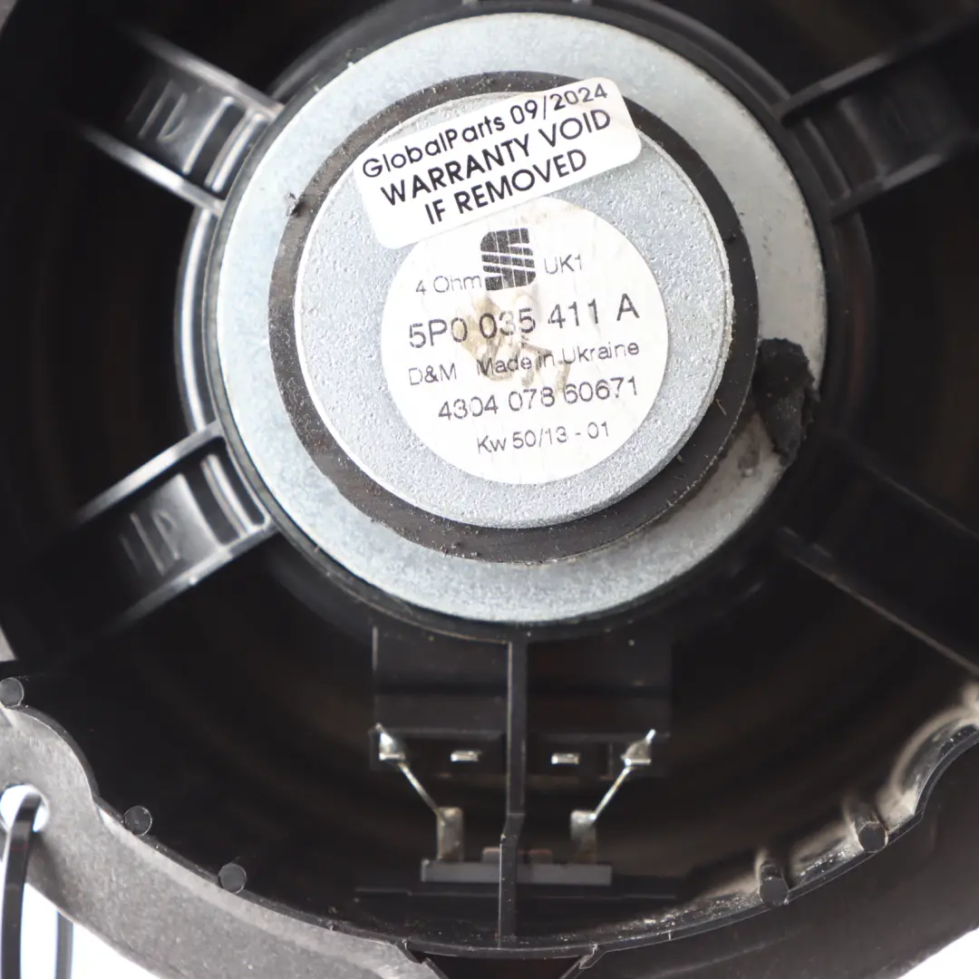 6J Leon MK2 Altea Door Speaker Rear Loudspeaker Seat Ibiza - SKU 5P0035411A - Part number 5P0035411A