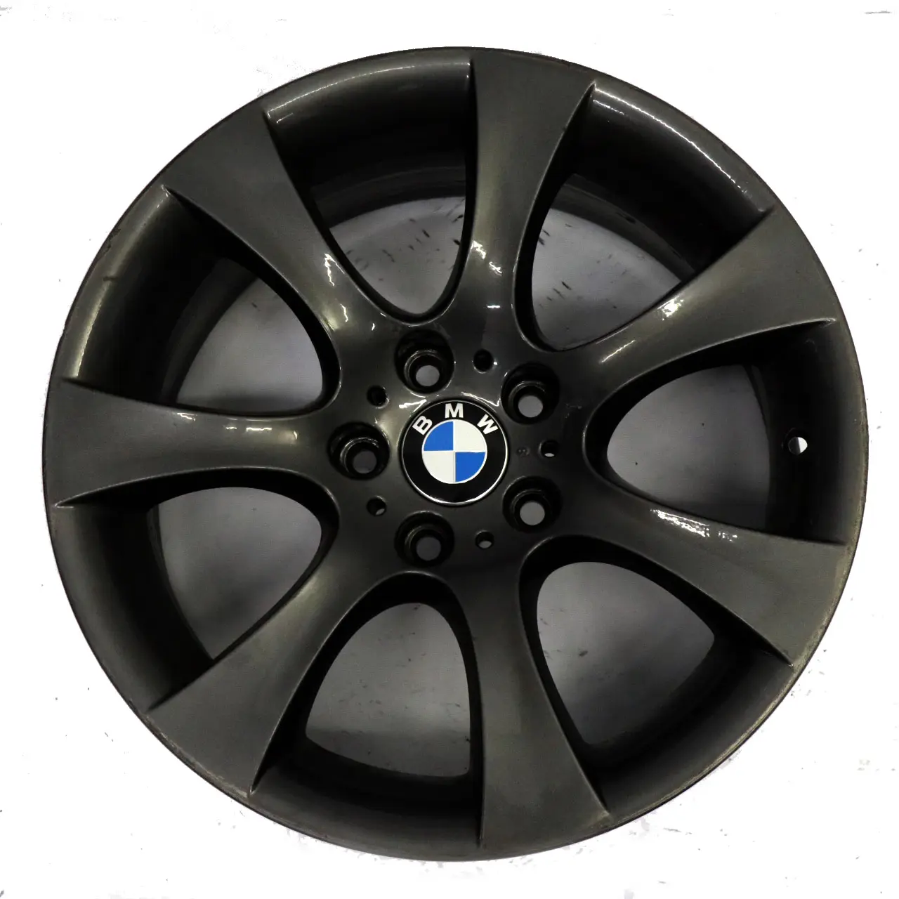 BMW E60 E61 Jante alliage noire 18" 8J ET:20 Star Spoke 124 6760617