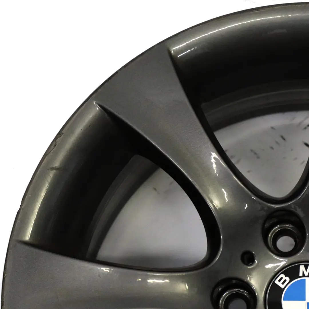 BMW E60 E61 Black Alloy Wheel Rim 18" 8J ET:20 Star Spoke 124 6760617