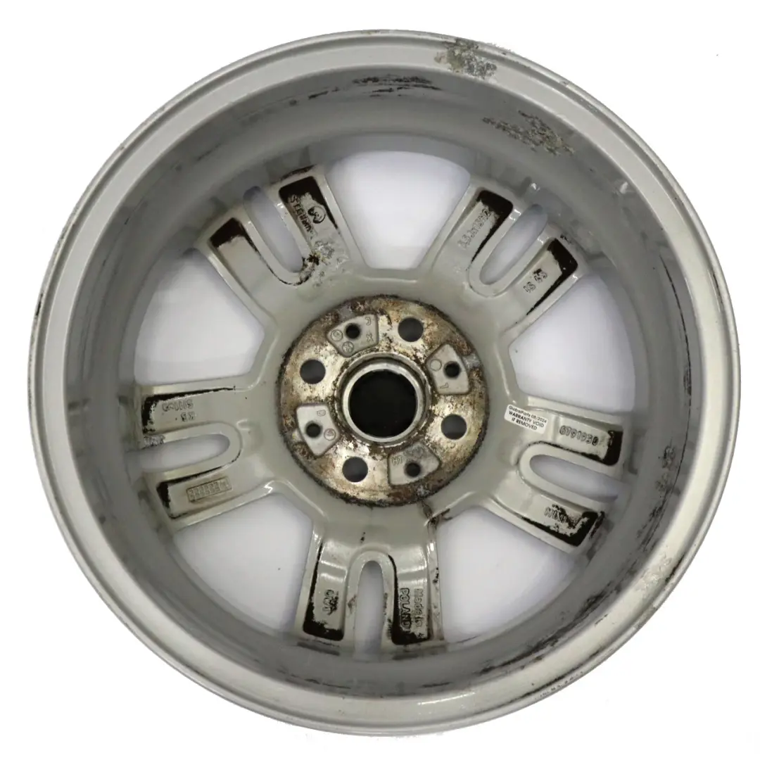 Mini Cooper R55 R56 Silver Wheel Alloy Rim 15" ET:45 5,5J 5-Star Twin Spoke 118