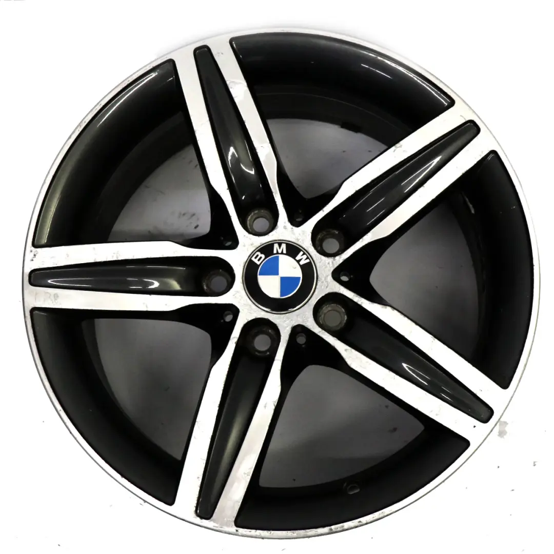 BMW F20 F21 F22 Llanta de Aleacion Negra 17" Star Spoke 379 ET:43 7,5J 6850151