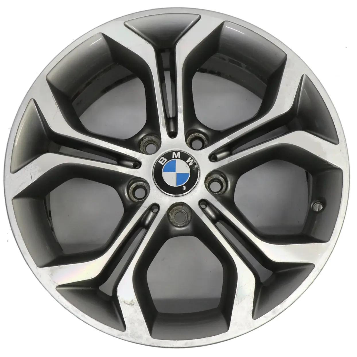 BMW X3 F25 X4 F26 Ferric Grey Wheel Rim Alloy 18" Y Spoke 607 8J ET:43 6862889