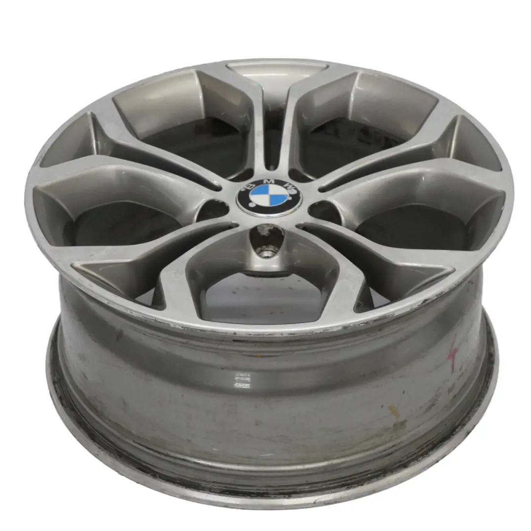 BMW X3 F25 X4 F26 Gris Férrico Llanta aleación 18" Y Spoke 607 8J ET:43 6862889