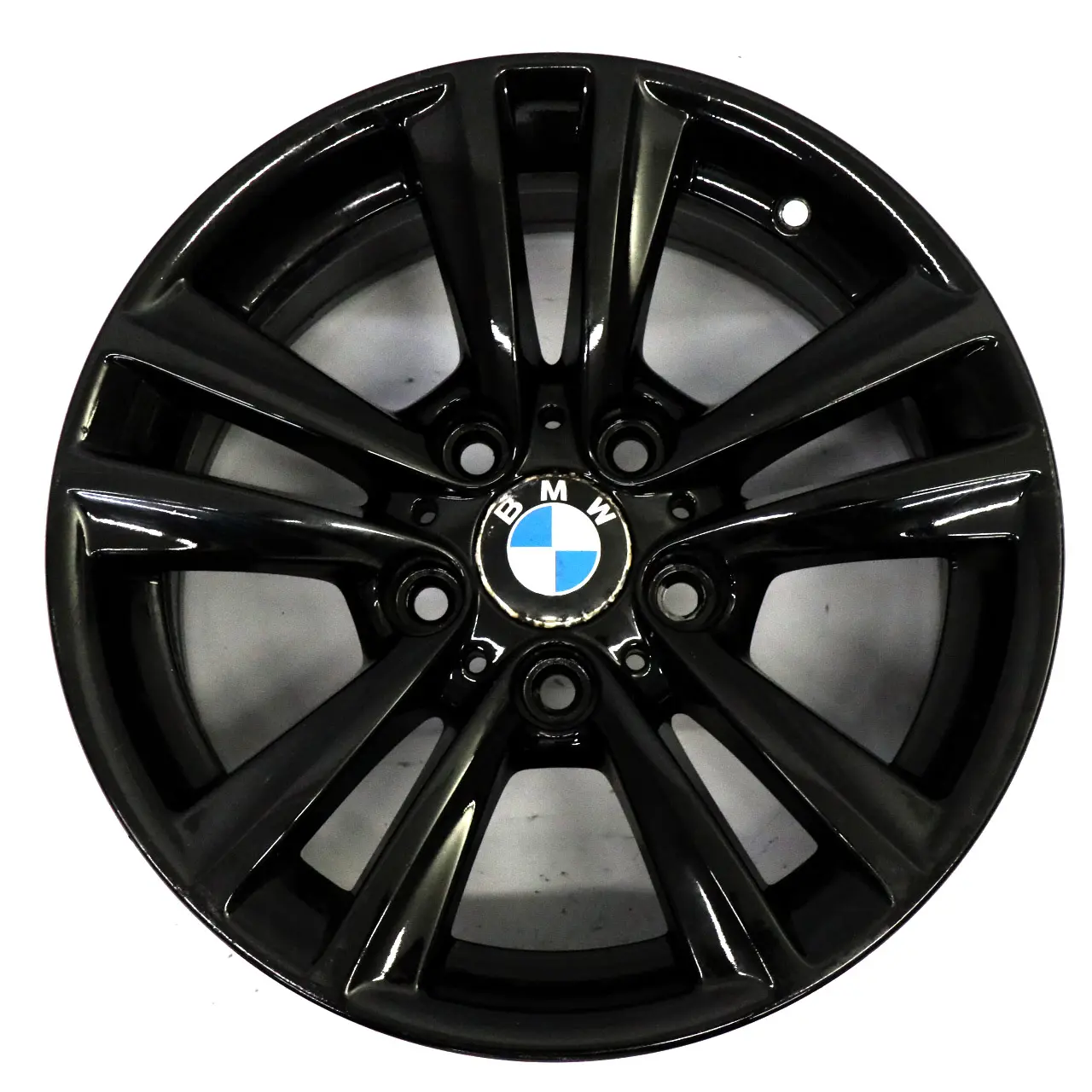 Llanta de aleación negra BMW F30 F31 LCI 16" V Spoke 656 7,5J ET:37 6866304