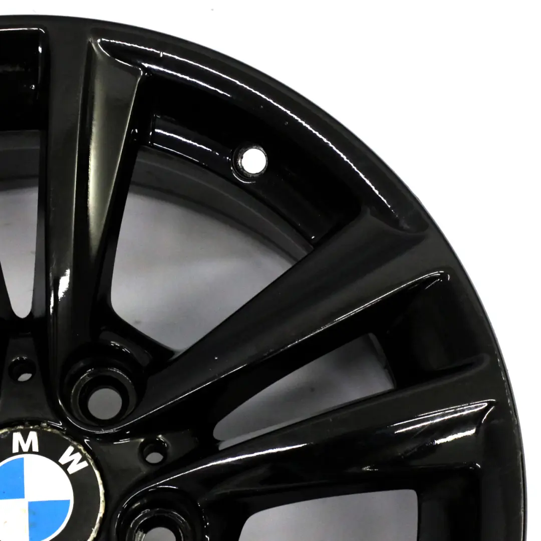 BMW F30 F31 LCI Schwarz Leichtmetallfelge 16" V-Speiche 656 7,5J ET:37 6866304