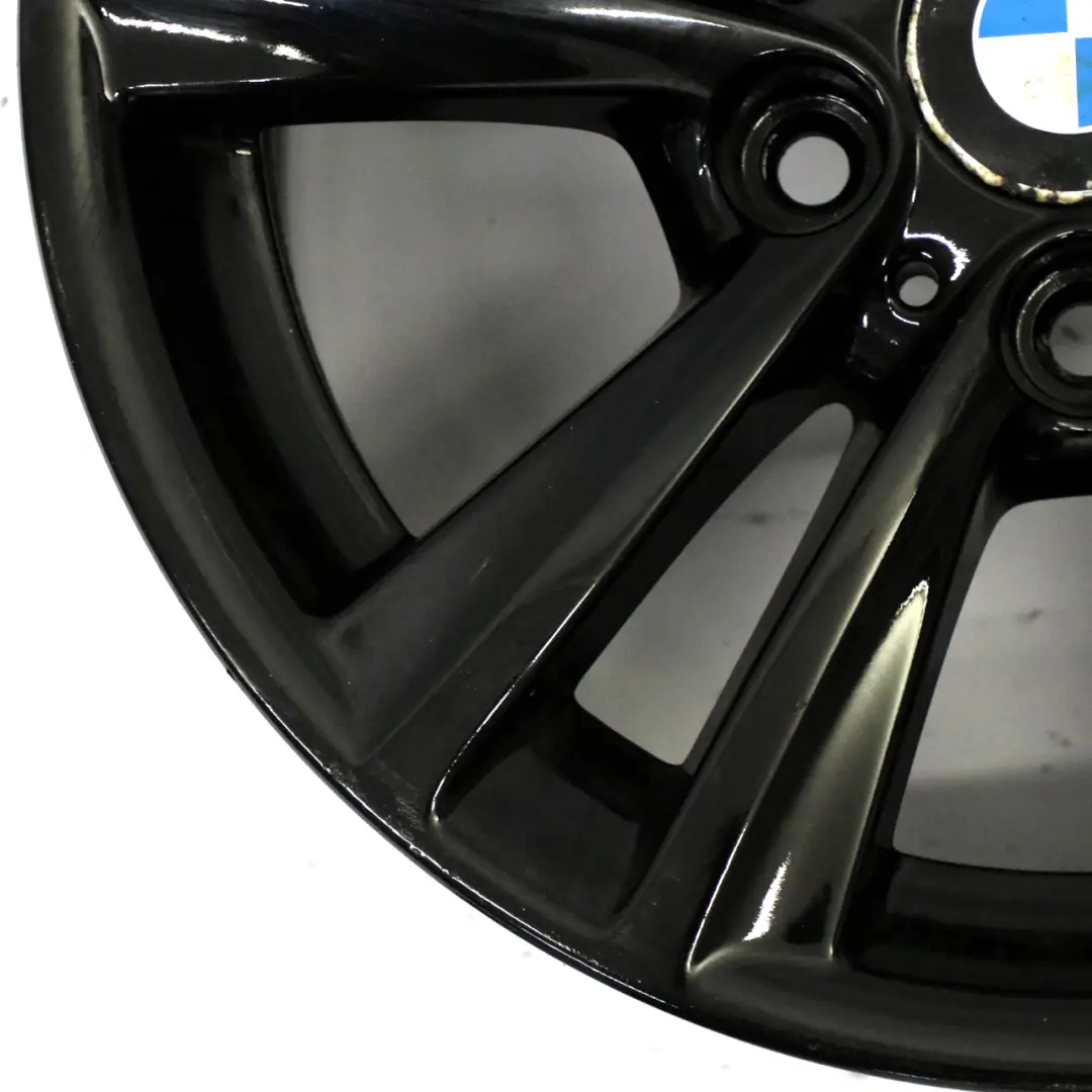 BMW F30 F31 LCI Schwarz Leichtmetallfelge 16" V-Speiche 656 7,5J ET:37 6866304