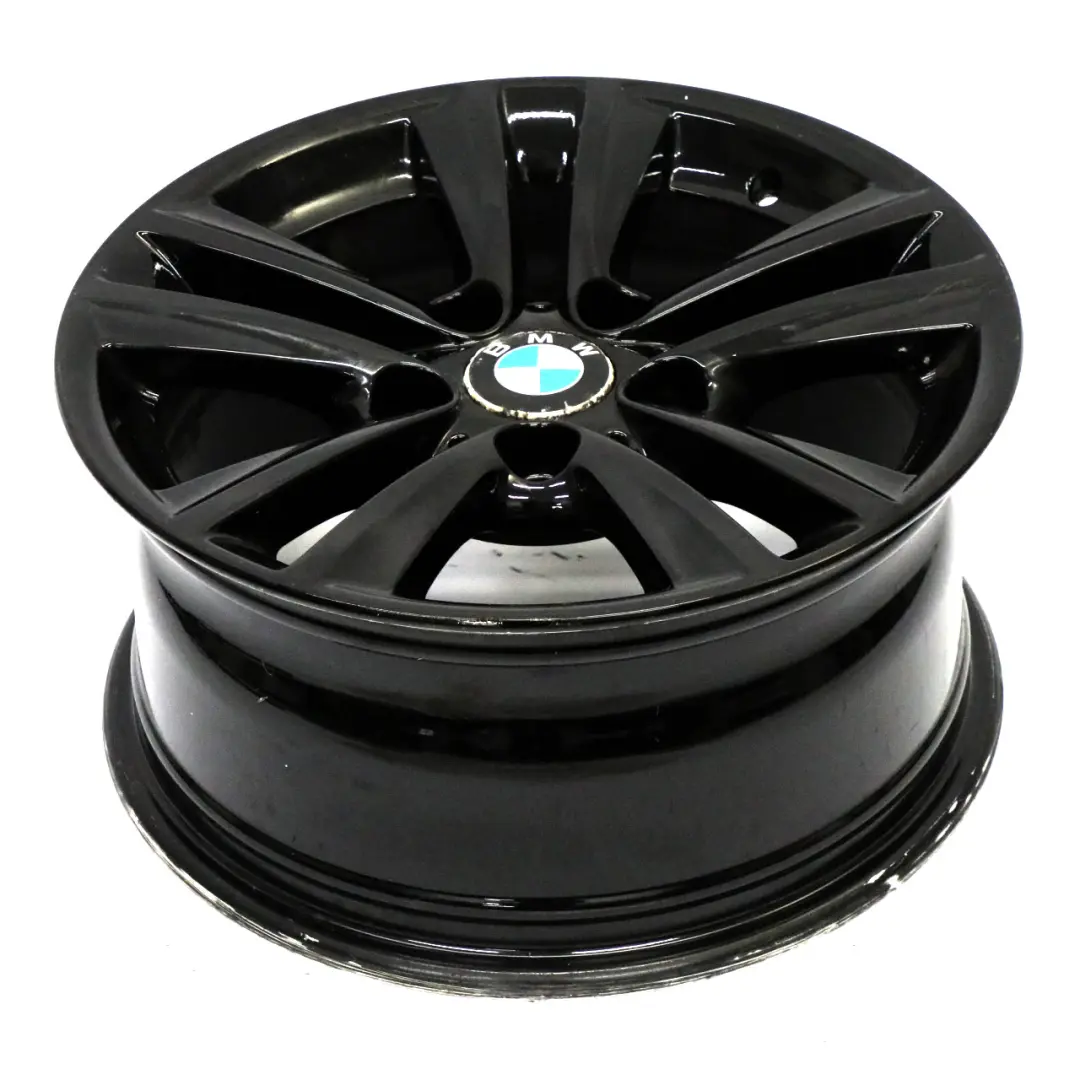 BMW F30 F31 LCI Schwarz Leichtmetallfelge 16" V-Speiche 656 7,5J ET:37 6866304