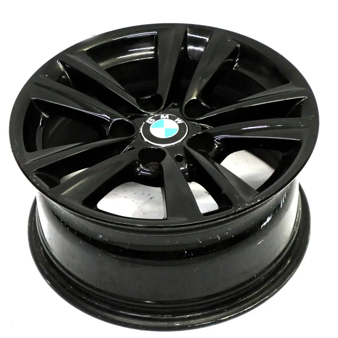 BMW F30 F31 LCI Black Alloy Wheel Rim 16" V Spoke 656 7,5J ET:37 6866304